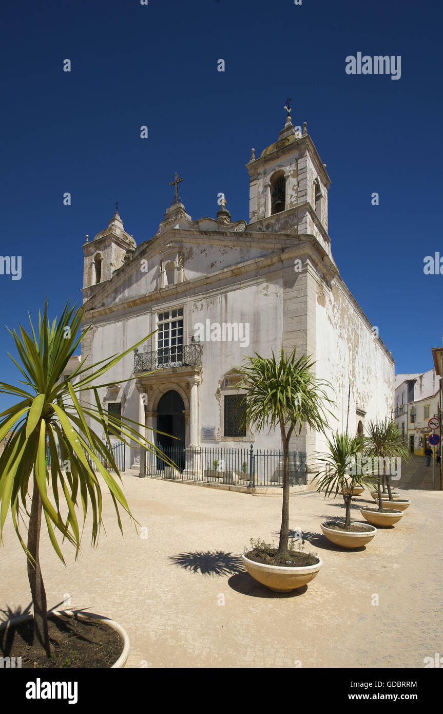 Kirche in Lagos, Algarve, Portugal Stockfoto