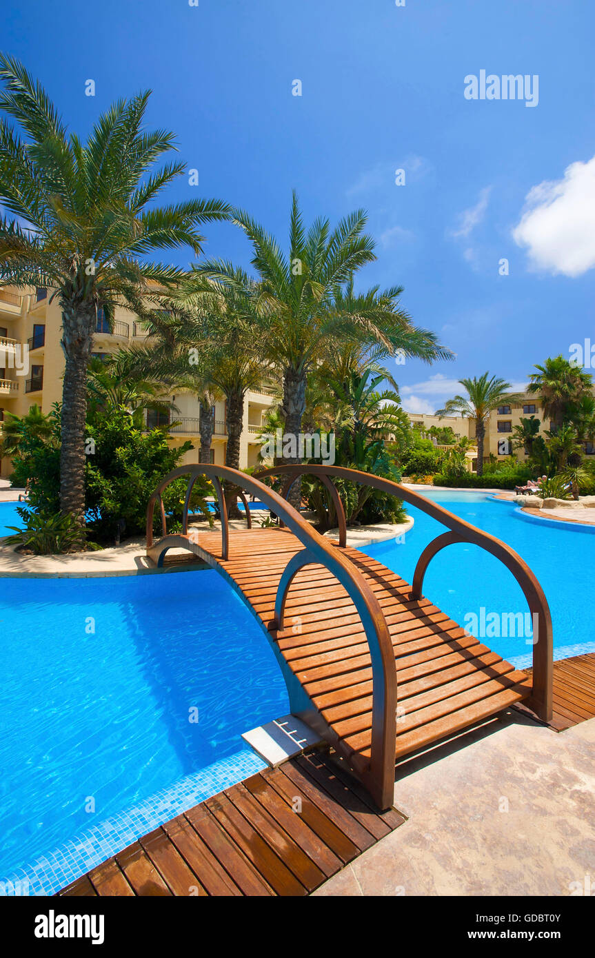 Kempinski Hotel San Lawrence, Insel Gozo, Malta Stockfoto