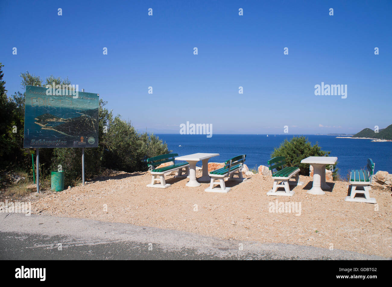 Lastovo Insel, Zaklopatica Bucht Stockfoto