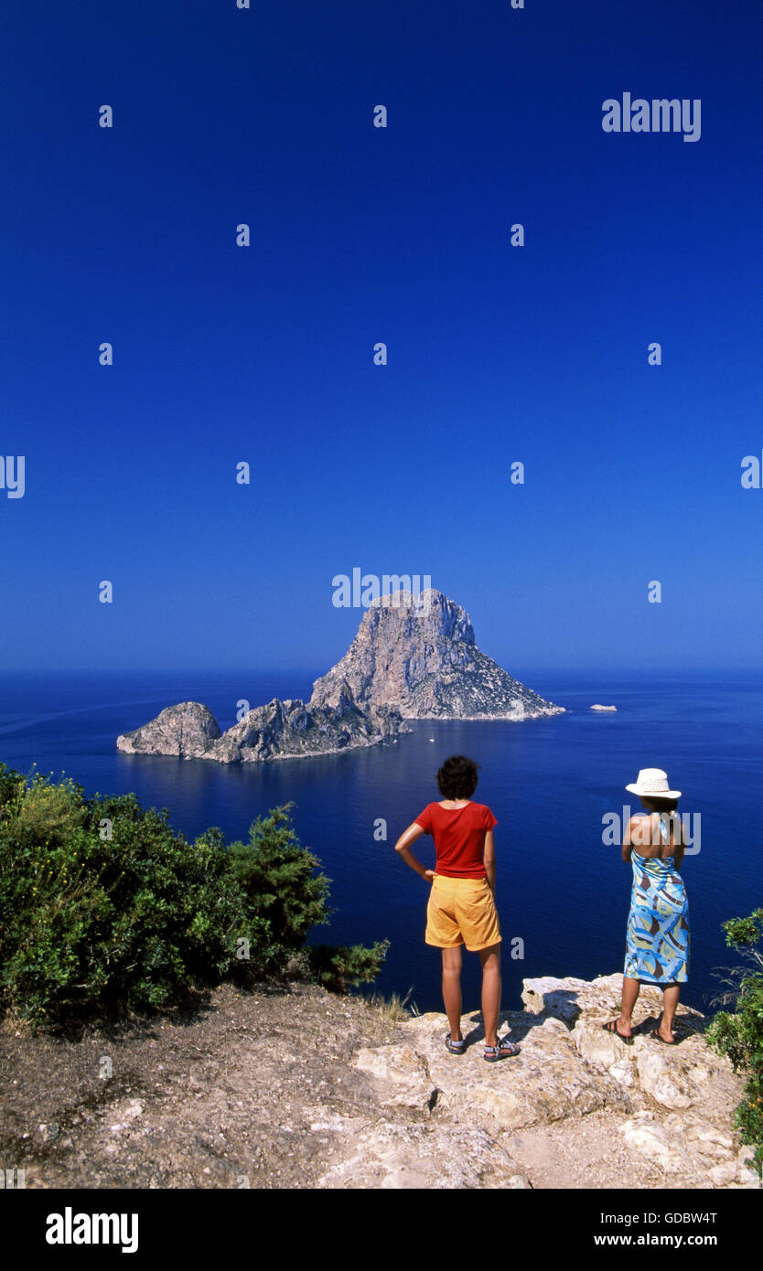 Es Vedra, Ibiza, Balearen, Spanien Stockfoto