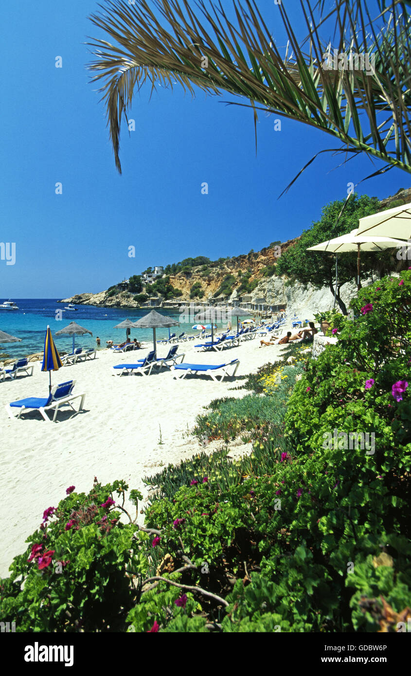Cala D´Hort, Ibiza, Balearen, Spanien Stockfoto