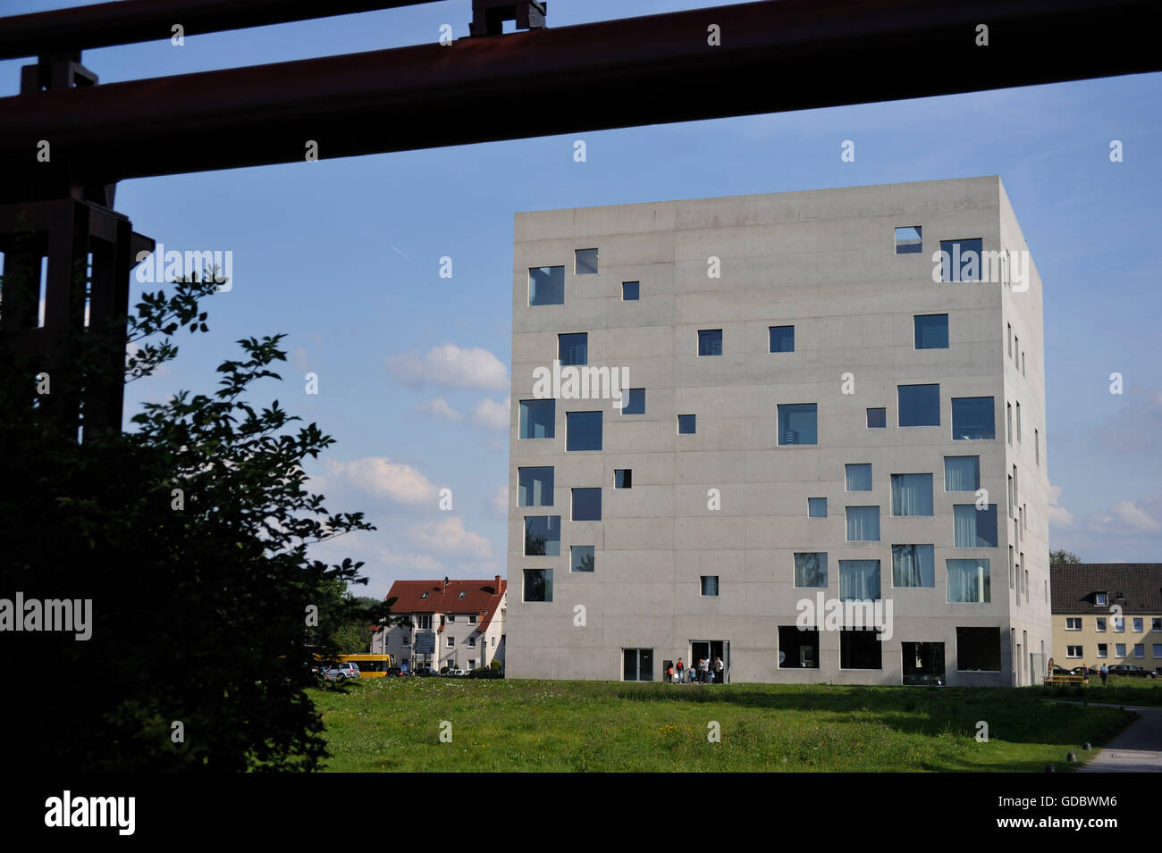 SANAA-Gebäude, Zeche Zollverein, Industriedenkmal, Essen, Ruhrgebiet, Nordrhein-Westfalen, Deutschland / Industrial Heritage Trail Stockfoto