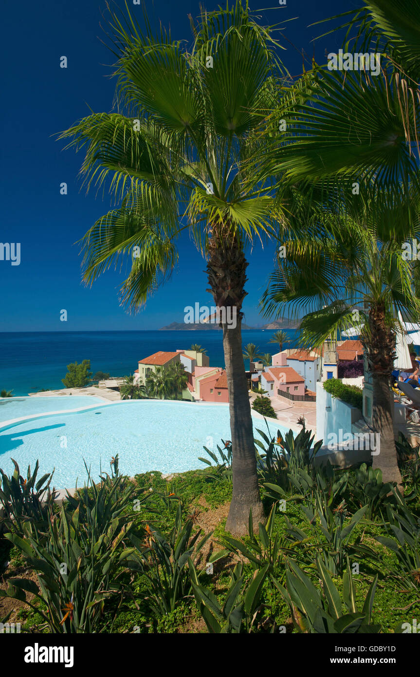 Lykia World Village Hotel in Oludeniz, Fethiye, Türkische Ägäis, Türkei Stockfoto