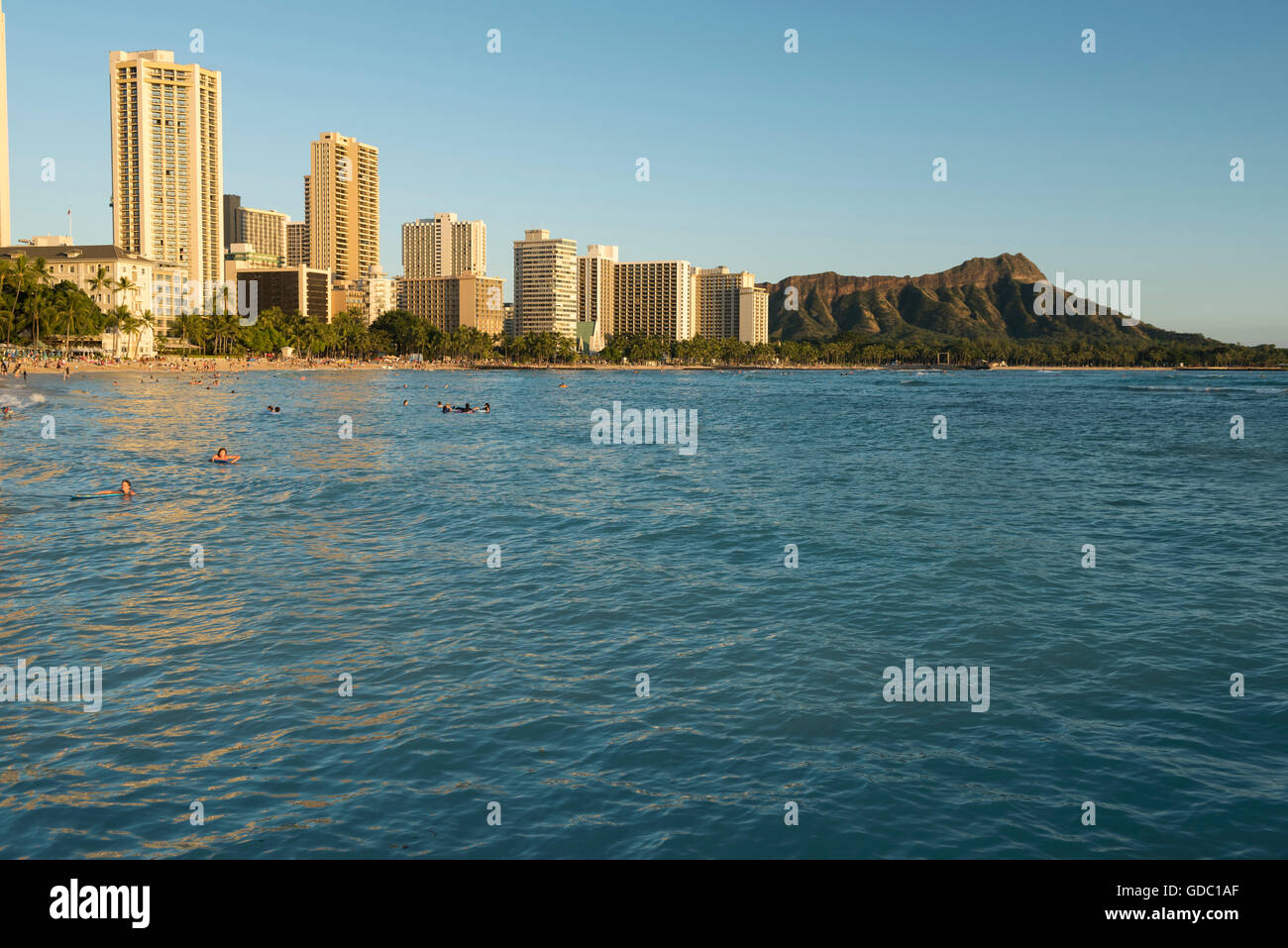 USA, Hawaii, Oahu, Waikiki Stockfoto