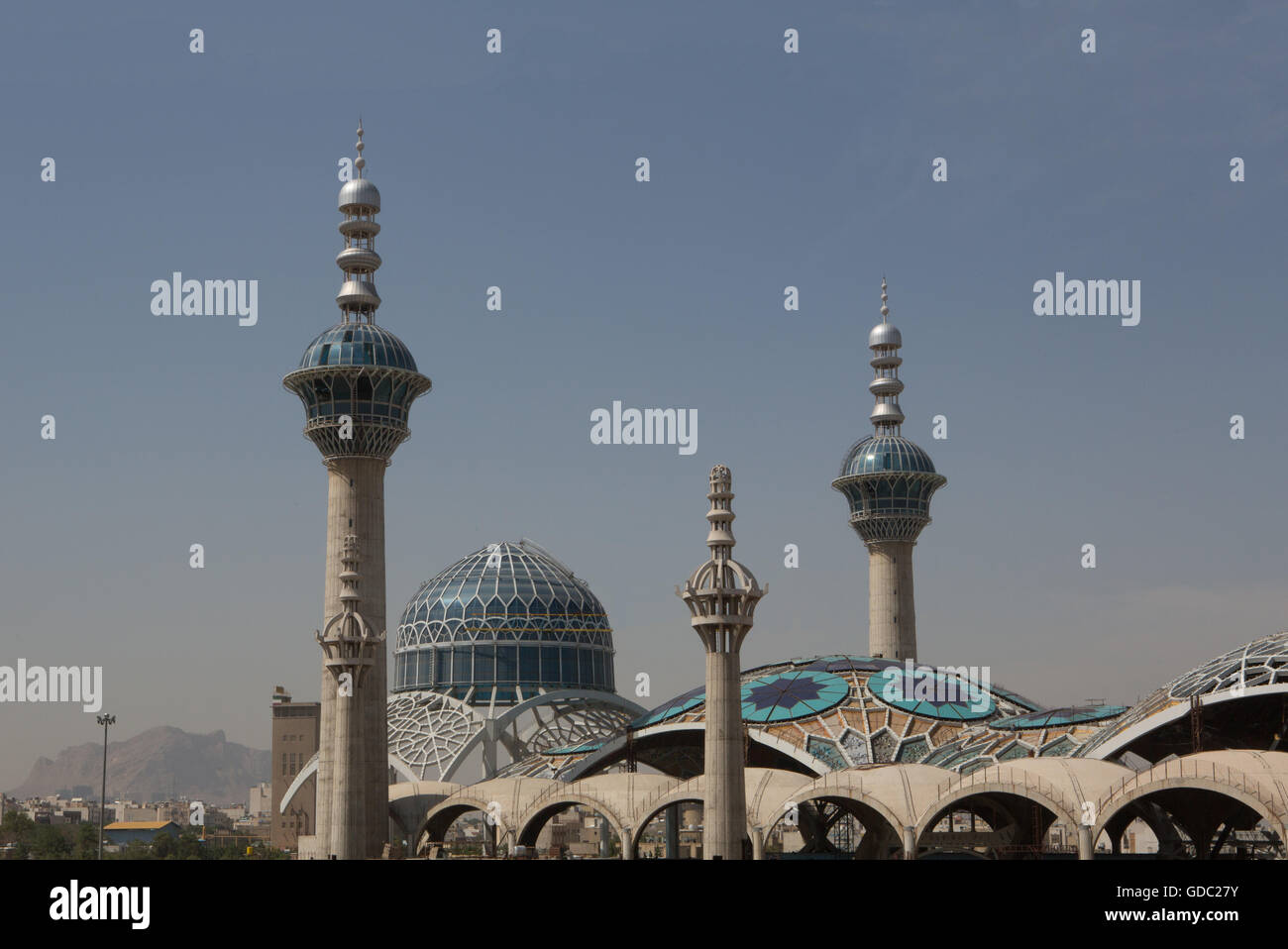 Iran, Esfahan Stadt, neue Moschee im Bau Stockfoto