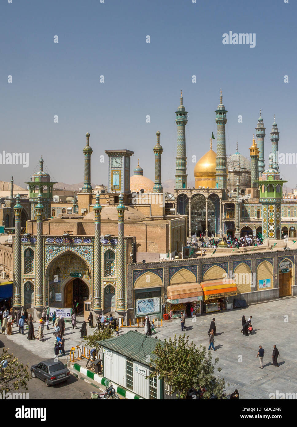 Iran, Stadt Qom, Hazrat-e Masumeh (Heiligtum) Stockfoto