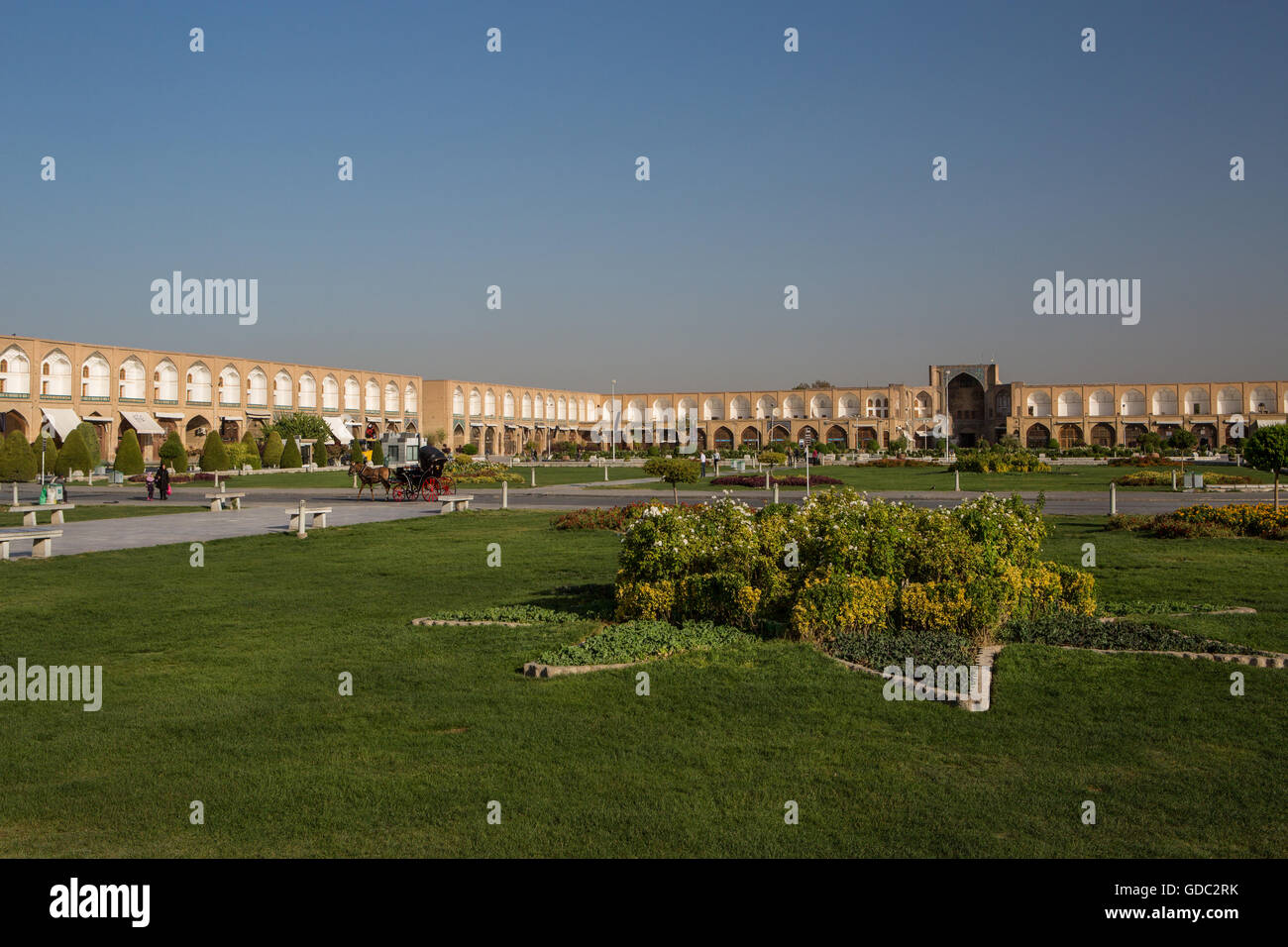 Iran, Esfahan Stadt, Naqsh-e Jahan Quadrat, Stockfoto