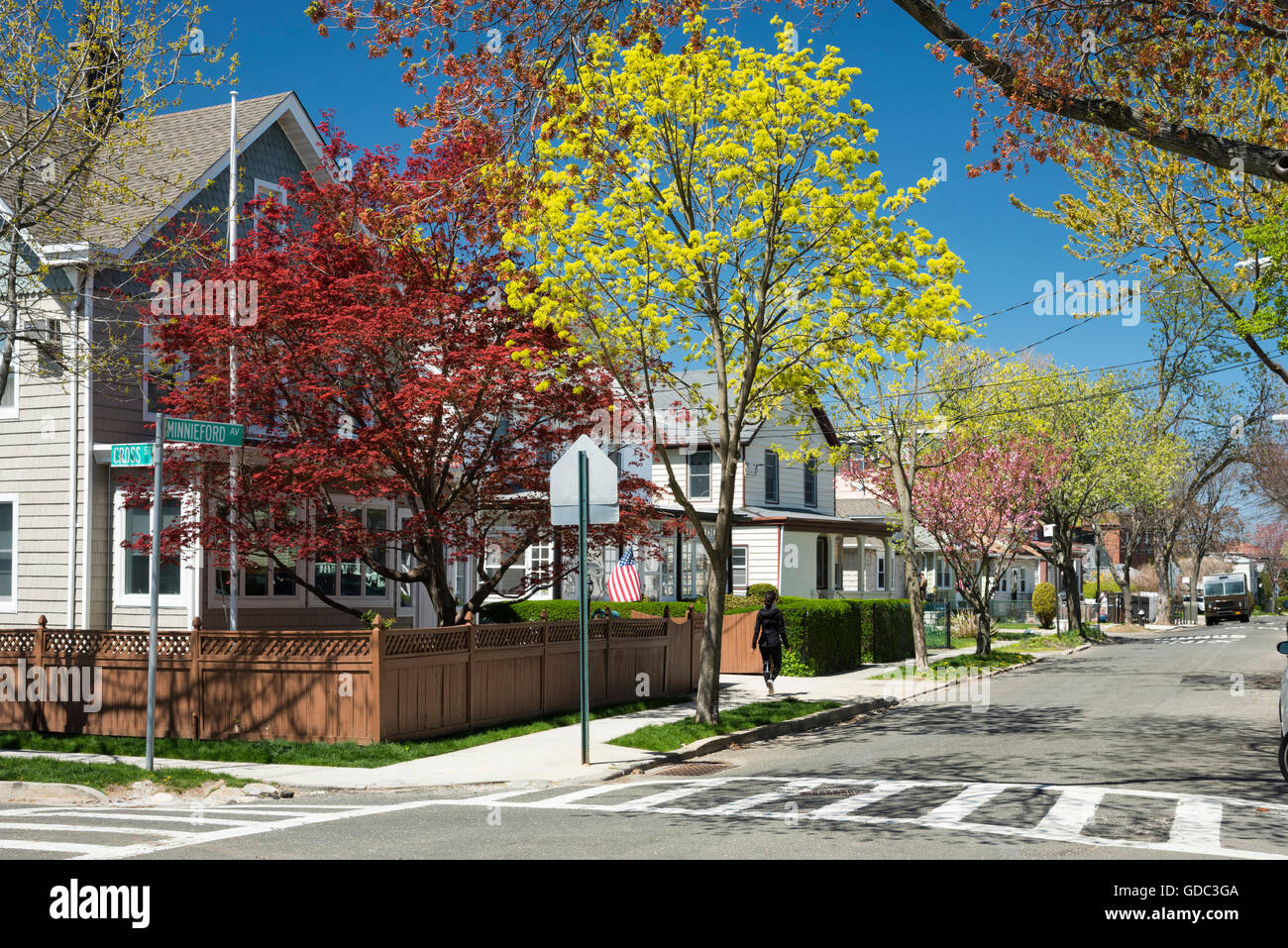 USA, Ostküste, New York, Bronx, Stadt-Insel Stockfoto