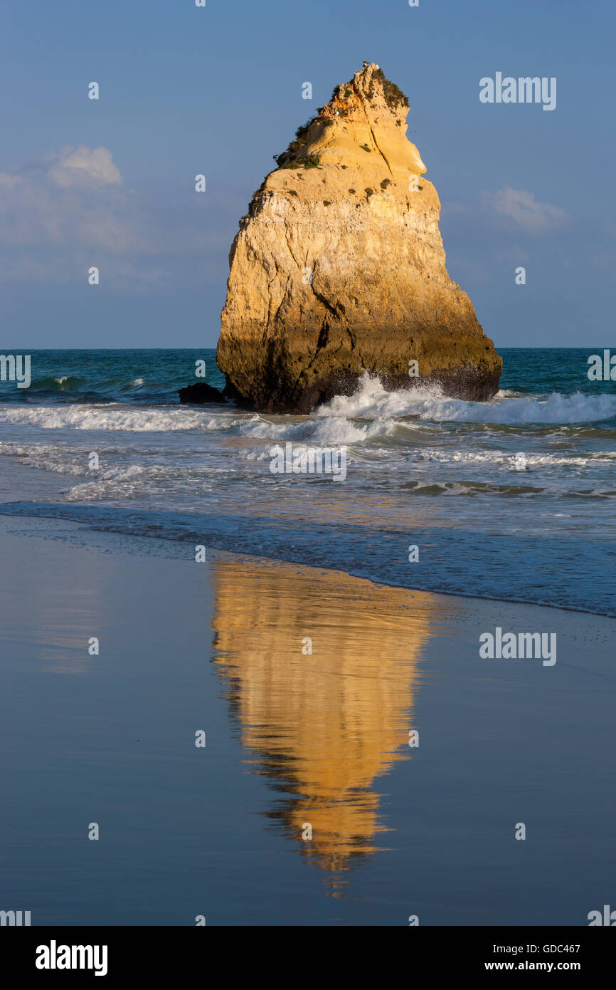 Praia Dos Tres Irmãos, Portugal, Algarve Stockfoto