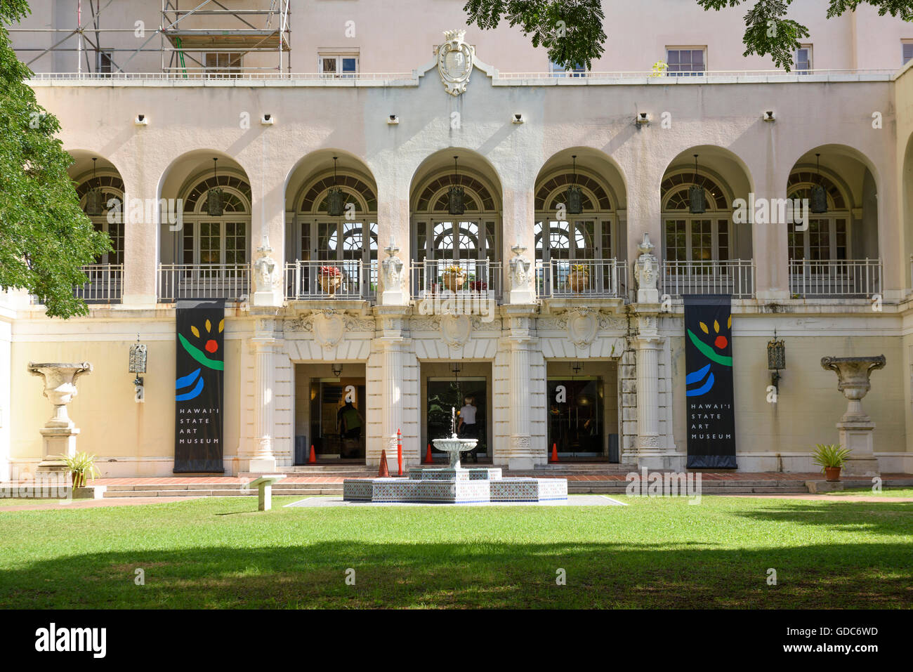 USA, Hawaii, Oahu, Honolulu, Hawaii state Art Museum Stockfoto