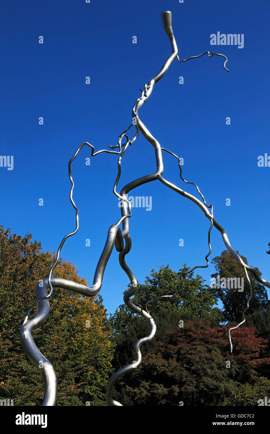 Kunstwerk von Thomas Stricker in Grevenbroich, Niederrhein, Nordrhein-Westfalen Stockfoto