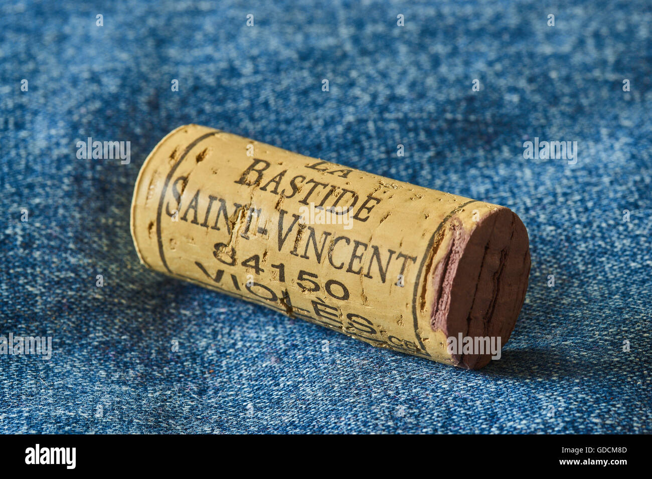 La Bastide Saint Vincent French Wein Korken Stockfoto