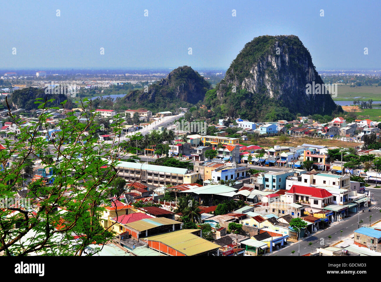 DA NANG, VIETNAM - 18 März: Ansicht von Marmor Hügel in Ngu Hanh Son Distrikt, Vietnam am 18. März 2015. Stockfoto