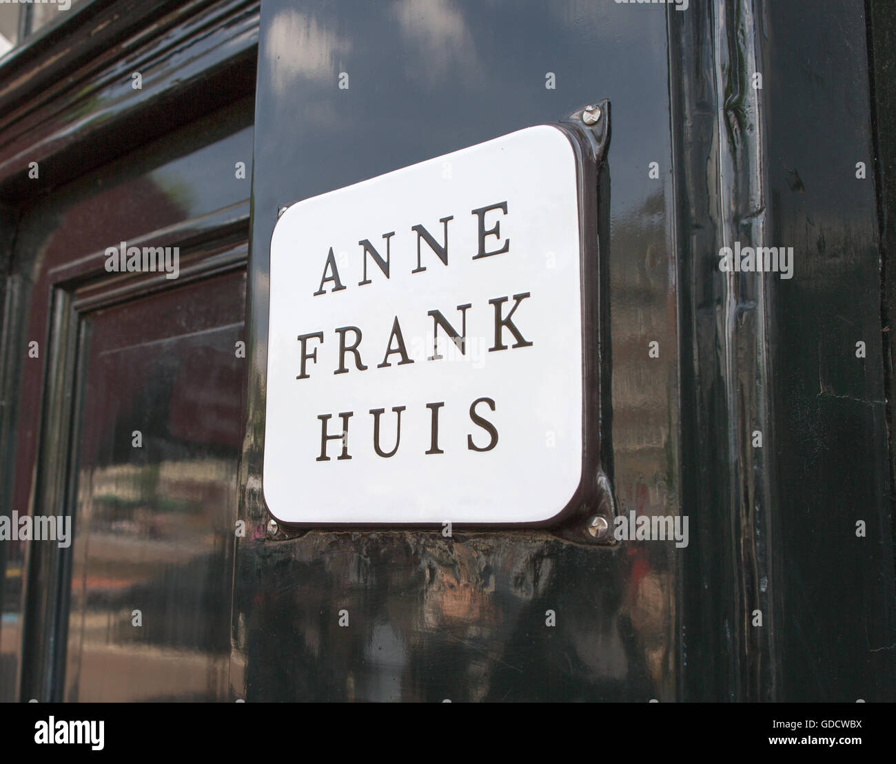 Anne Frank Haus Amsterdam Holland Stockfoto