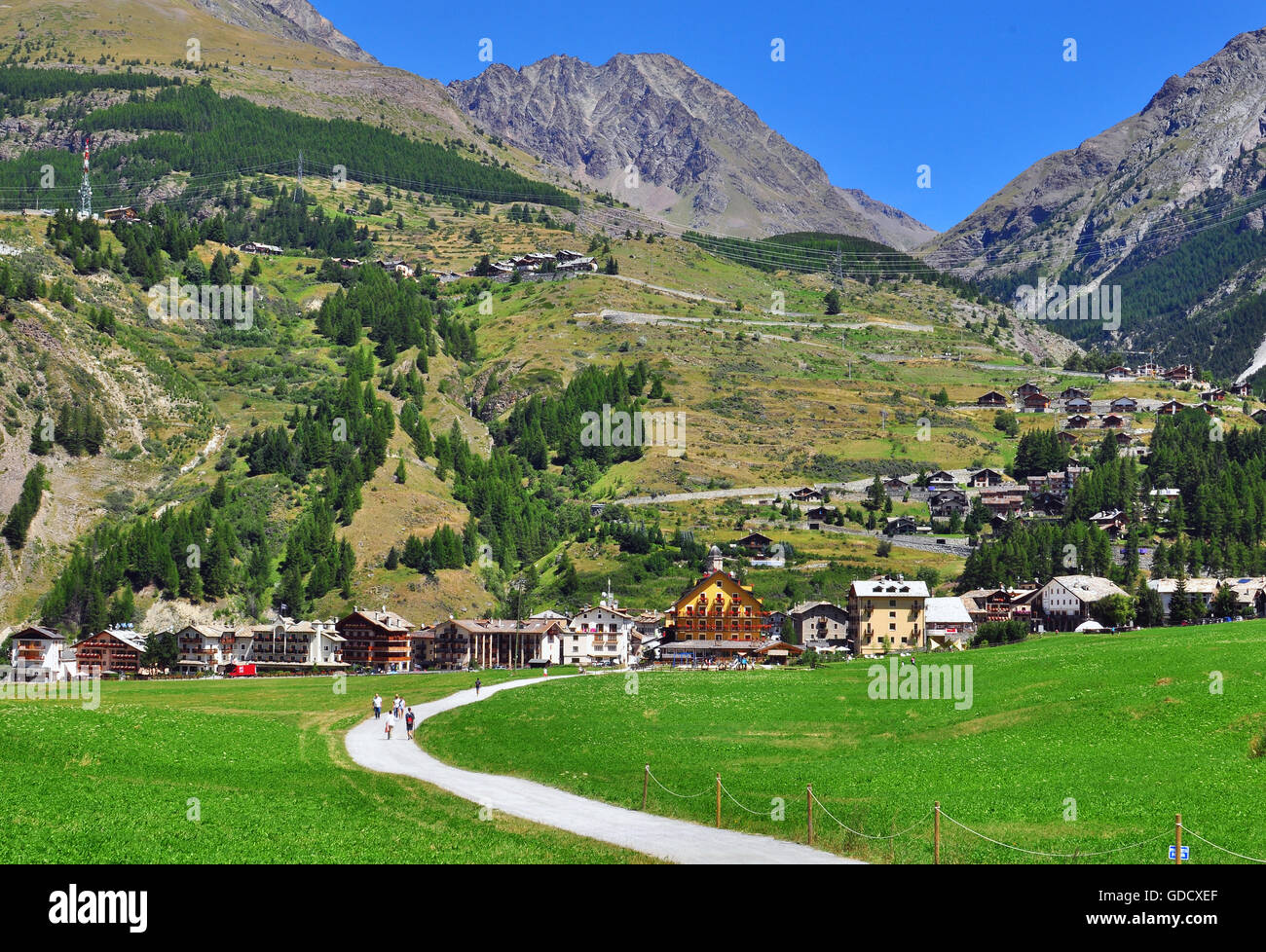 Cogne, Gran Paradiso Park, Italien Stockfoto