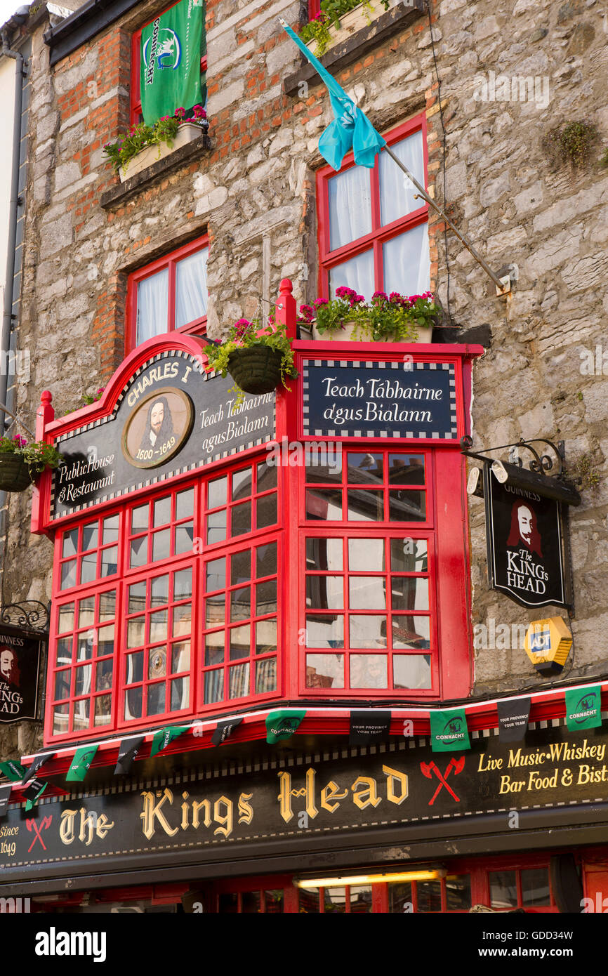 Irland, Co. Galway, Galway, High Street, King es Head Pub Stockfoto