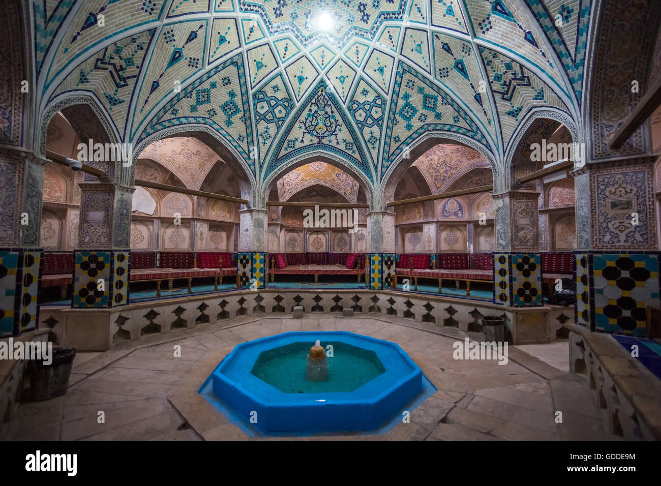 Iran, Kashan Stadt, Hamam Sultan Mir Ahmad, (Badehaus) Stockfoto