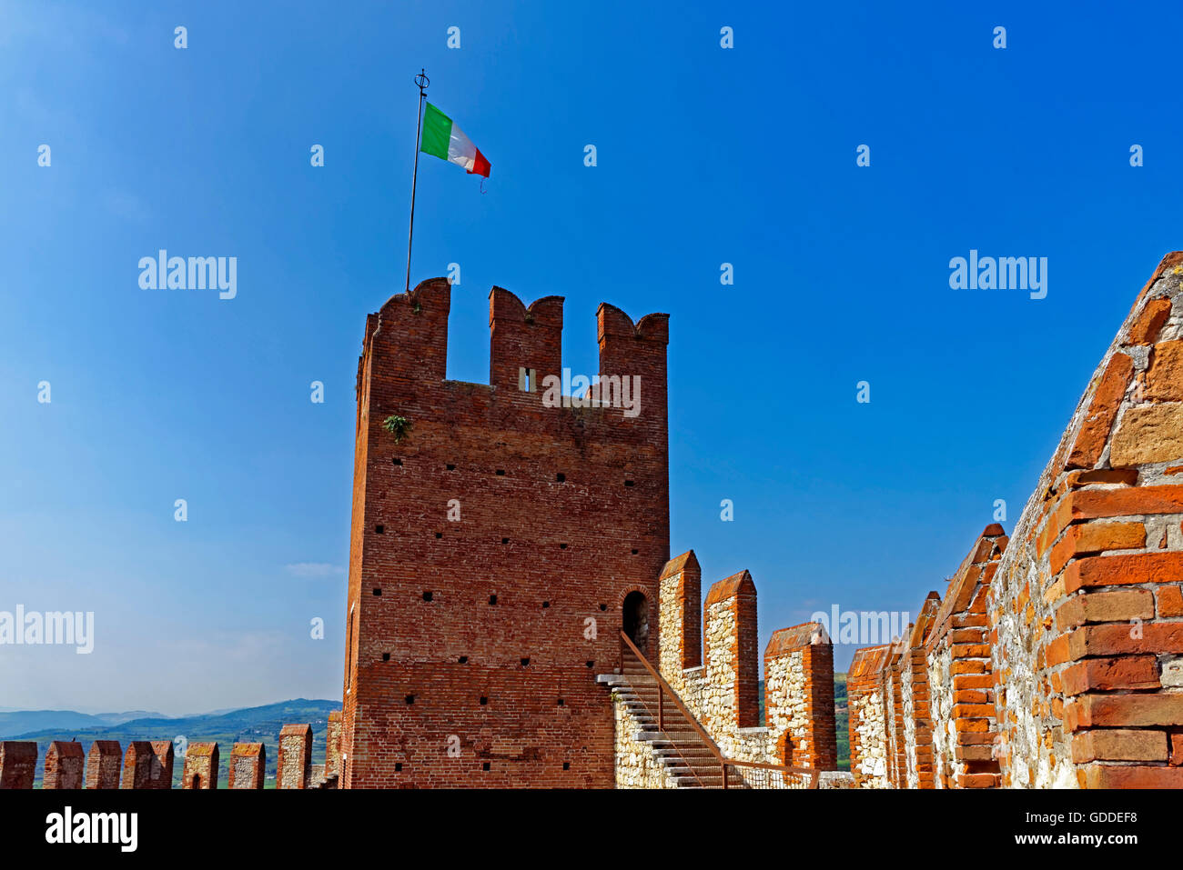 Scalierburg, Castello Medievale Stockfoto