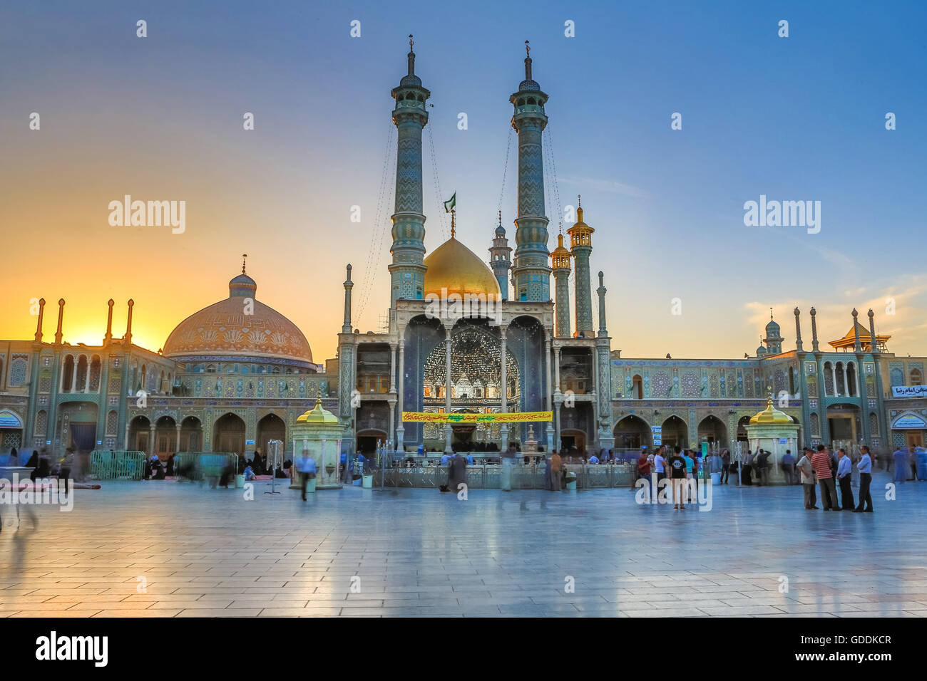 Iran, Stadt Qom, Hazrat-e Masumeh (Heiligtum) Stockfoto