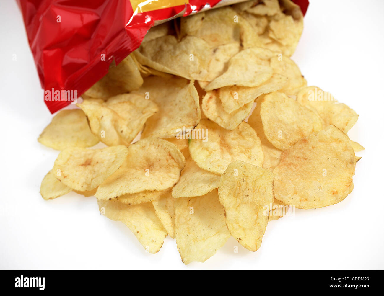 Kartoffel-Chips Stockfoto