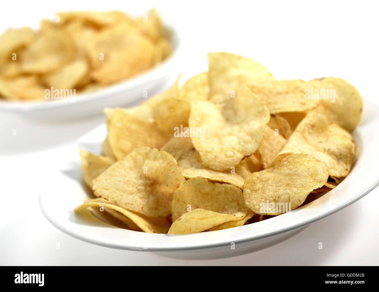 Kartoffel-Chips Stockfoto