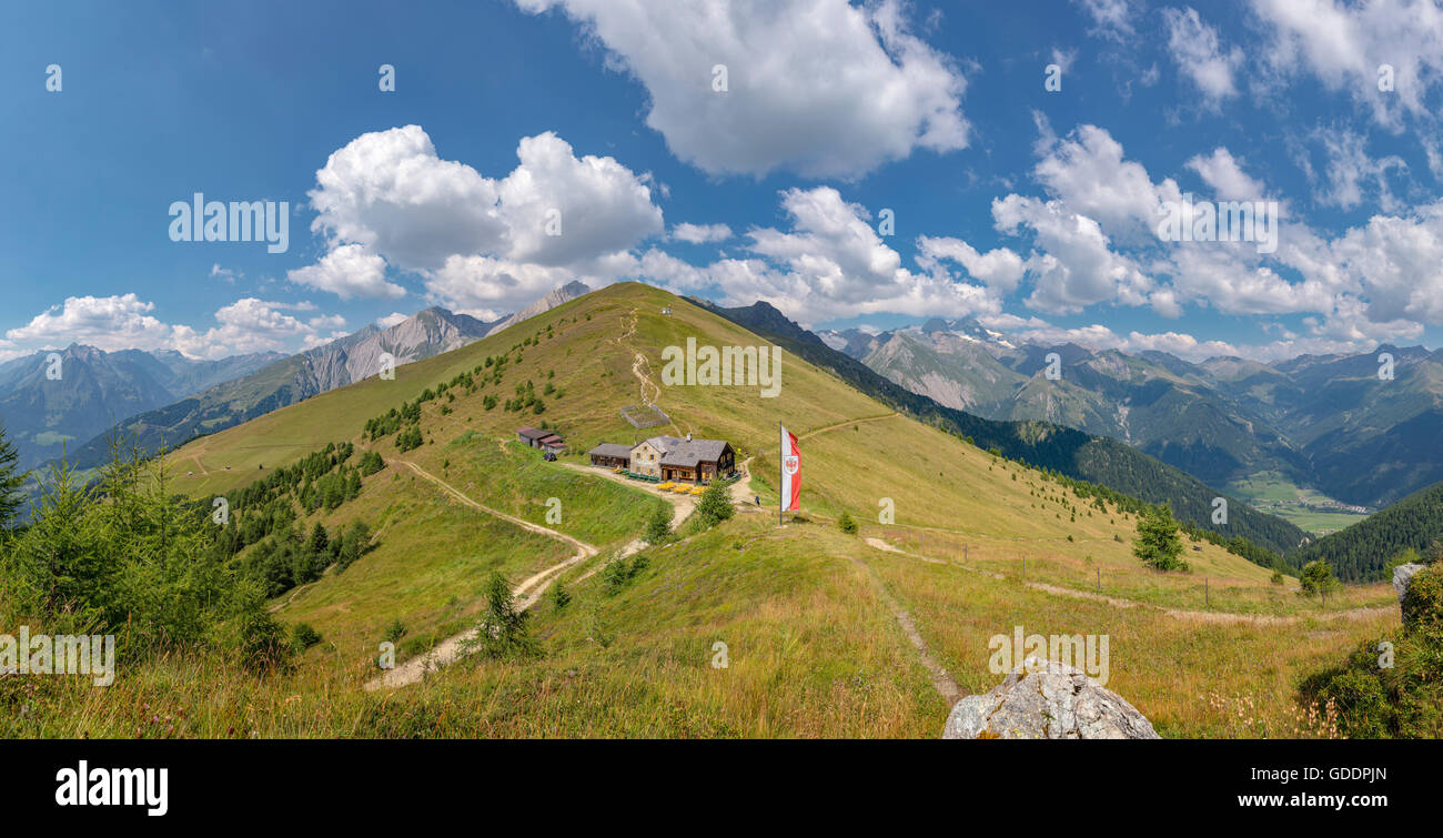 Matrei in Osttirol, Österreich, Törlhaus, Blassnig Berg, Europa Panoramaweg, Großglockner Stockfoto
