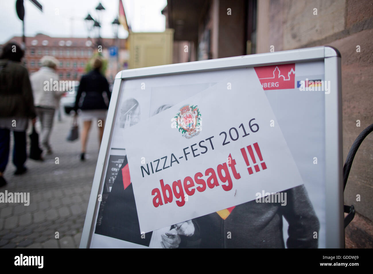 Nurnberg Deutschland 15 Juli 2016 Ein Plakat Liest Schone