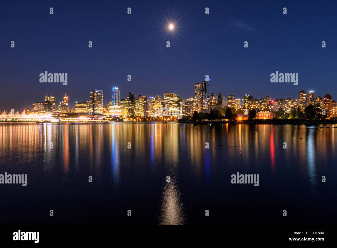 Skyline von Vancouver Stockfoto