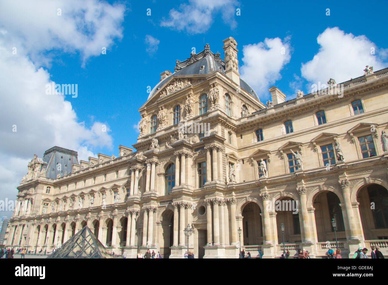 Paris, Louvre, Stockfoto