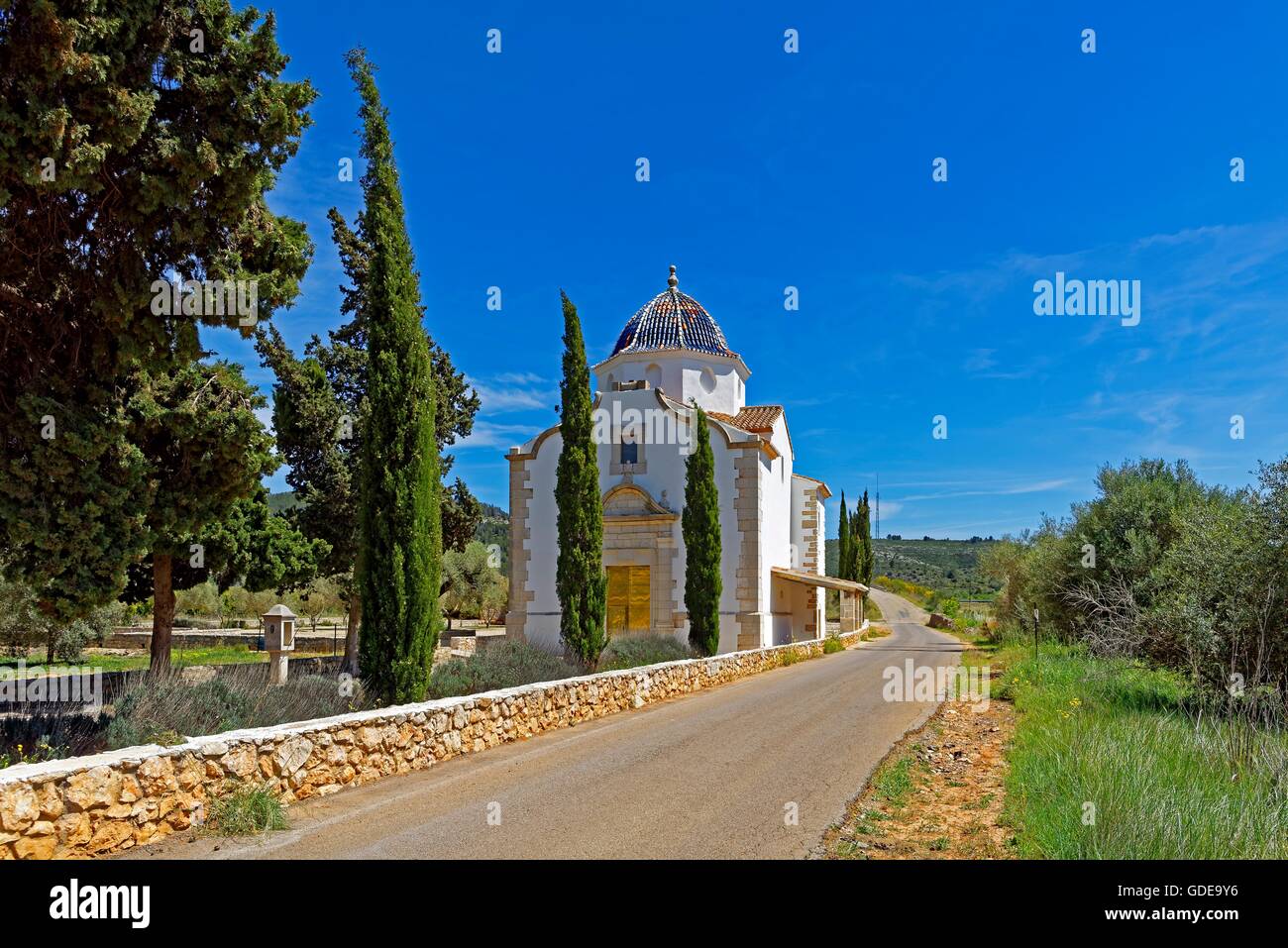 Ermita del Calvari Stockfoto