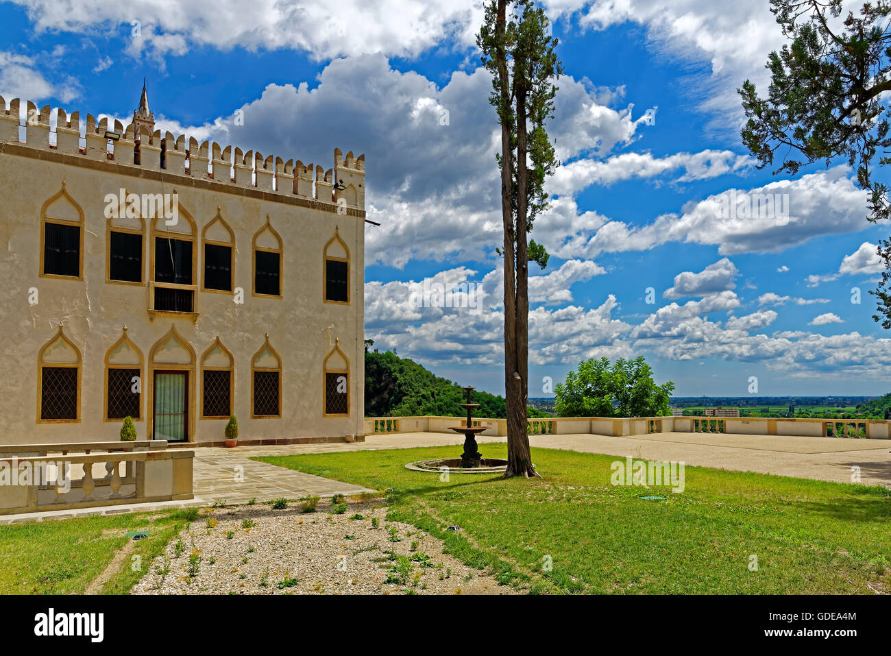 Villa Draghi Stockfoto