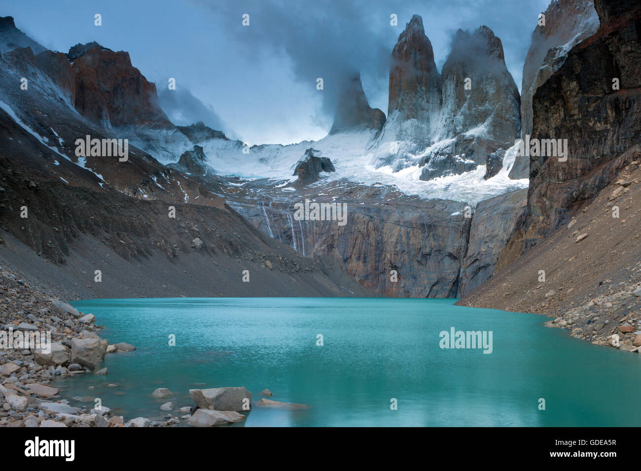 Torres del Paine, Chile, Patagonien Stockfoto