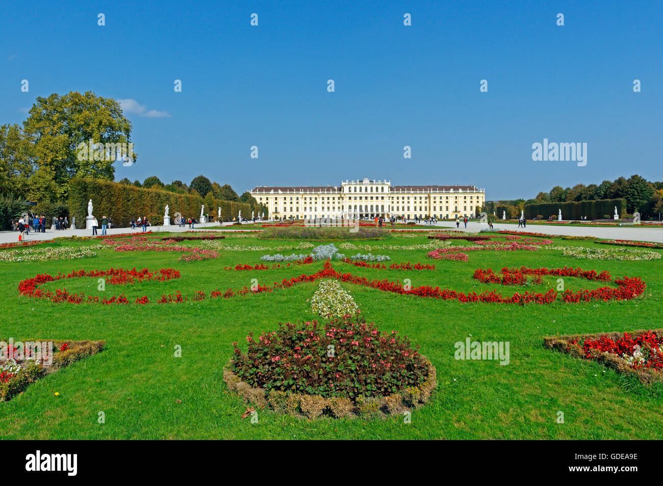 Schlosspark Schönbrunn, Stockfoto