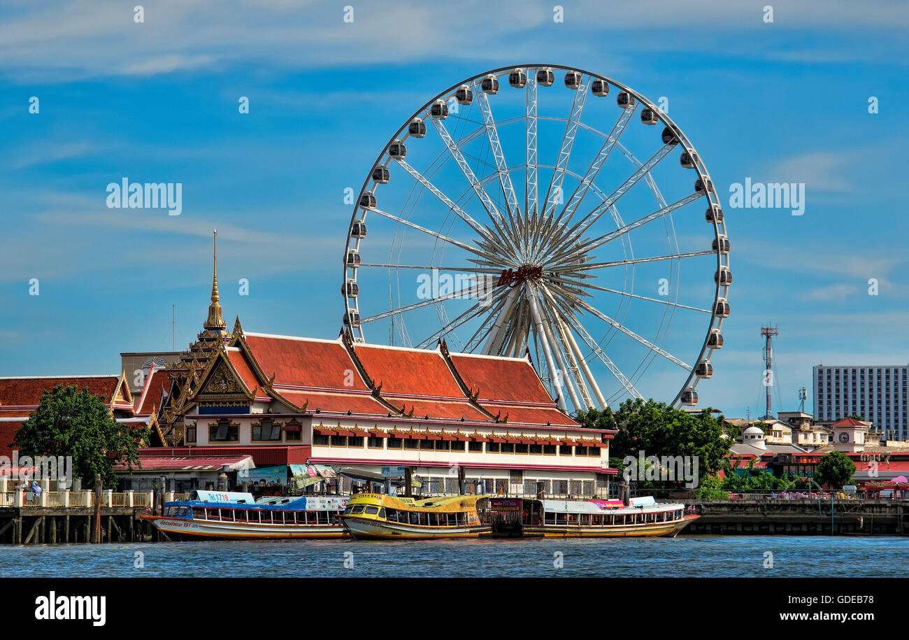 Asiatique Nachtmarkt, Bangkok, Thailand. Stockfoto