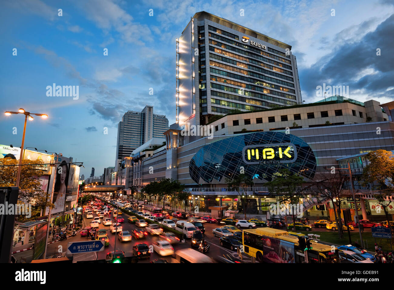 MBK Center, der bekanntesten Shopping-Mall in Bangkok, Bangkok, Thailand. Stockfoto