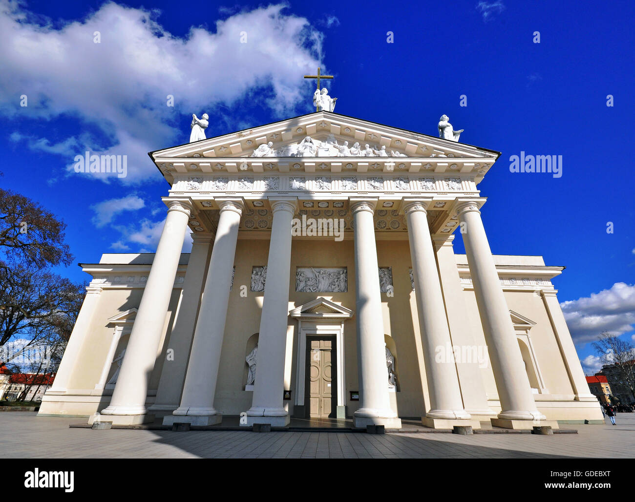 Kathedrale von Vilnius, Lithiania Stockfoto