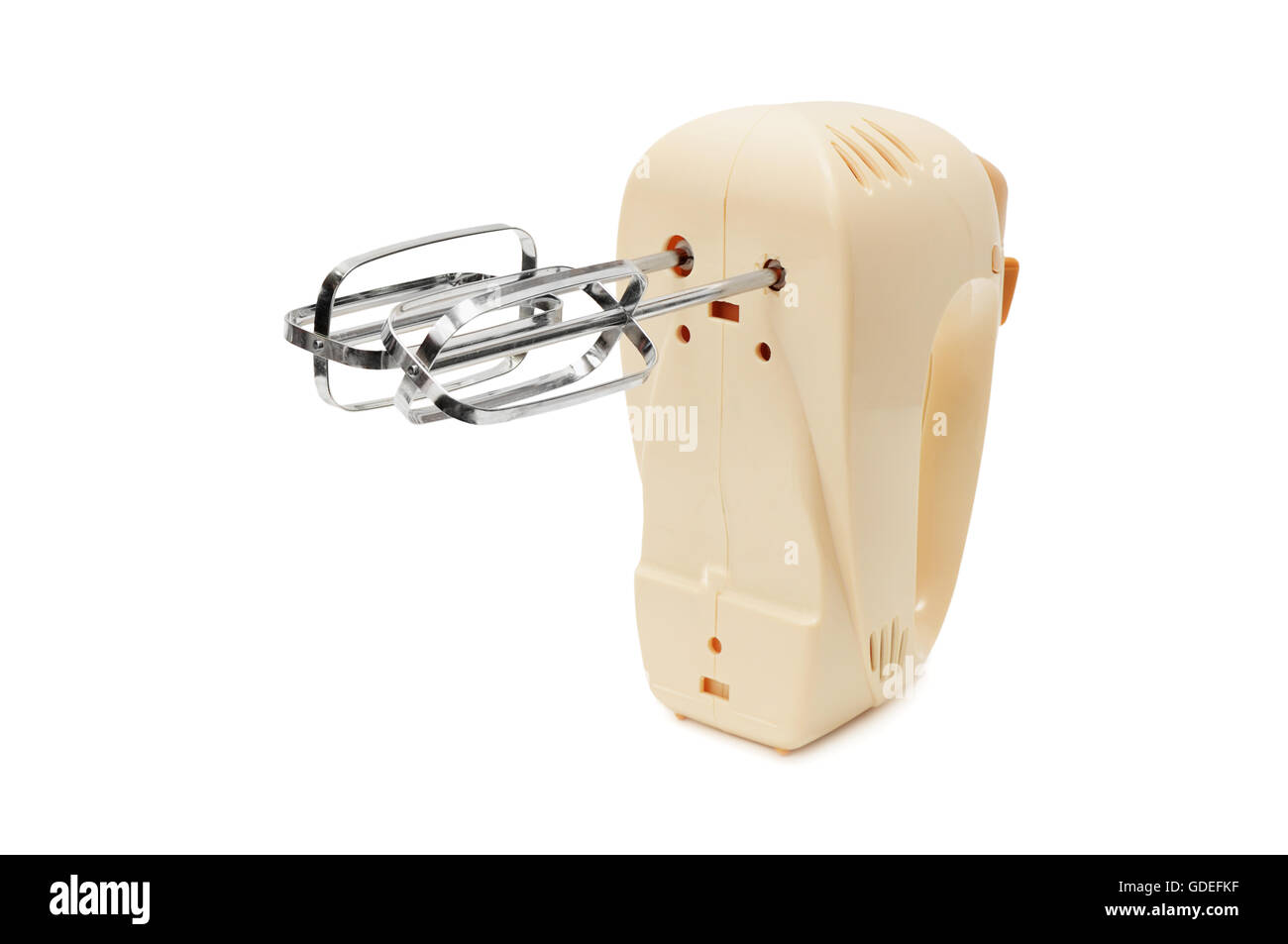 Mischer isoliert auf einem weißen Stockfoto