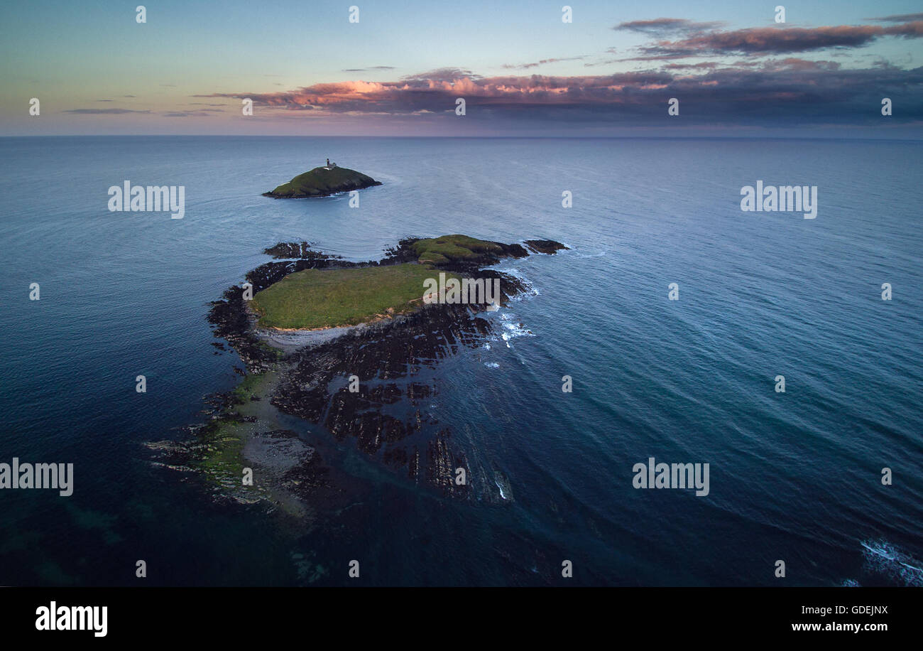 Luftaufnahme von Ballycotton, County Cork, Irland Stockfoto