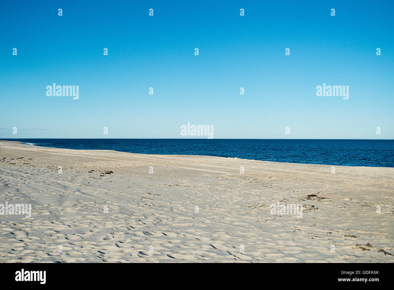 Der Strand von Fire Island. Stockfoto