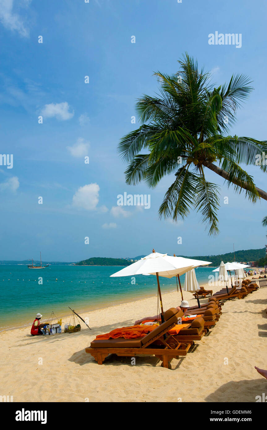 Mae Nam Beach, Ko Samui Island, Thailand Stockfoto