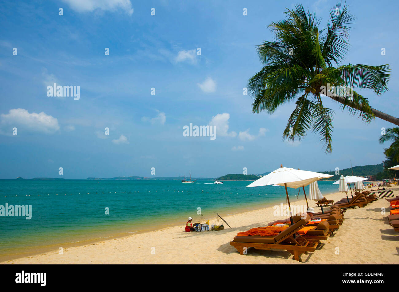 Mae Nam Beach, Ko Samui Island, Thailand Stockfoto