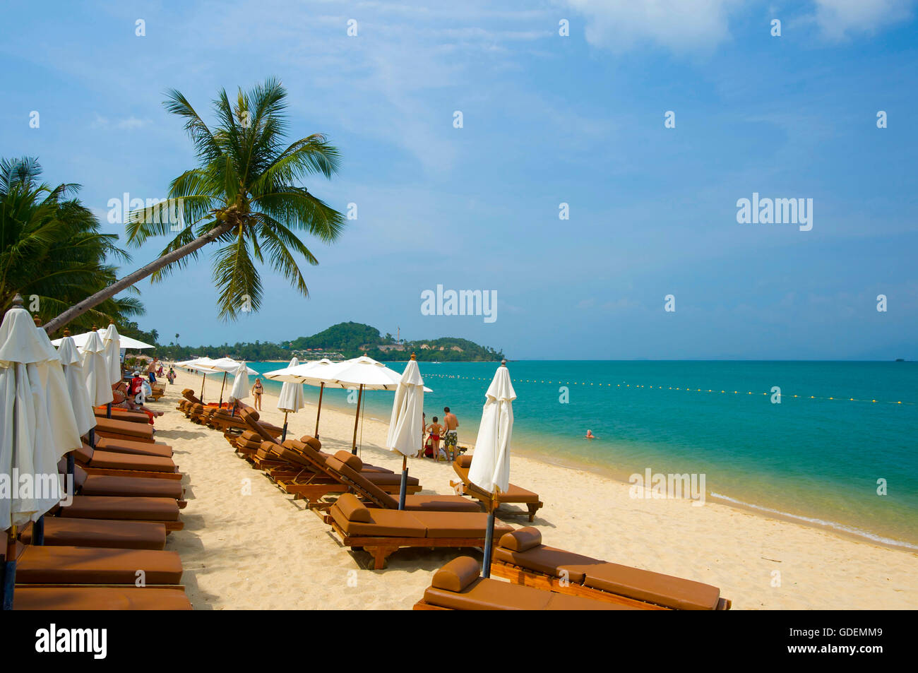 Mae Nam Beach, Ko Samui Island, Thailand Stockfoto