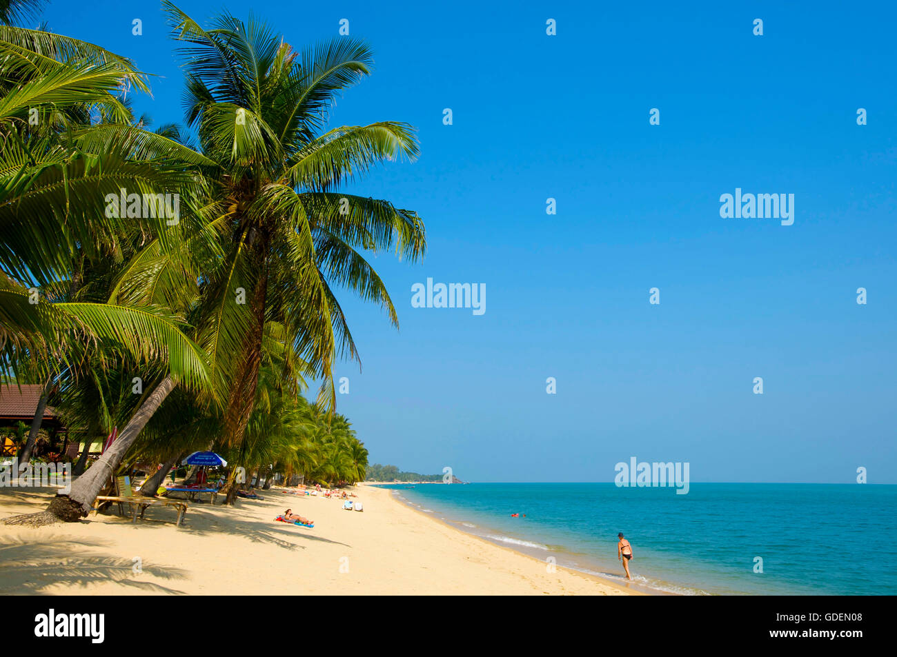 Mae Nam Beach, Ko Samui Island, Thailand Stockfoto