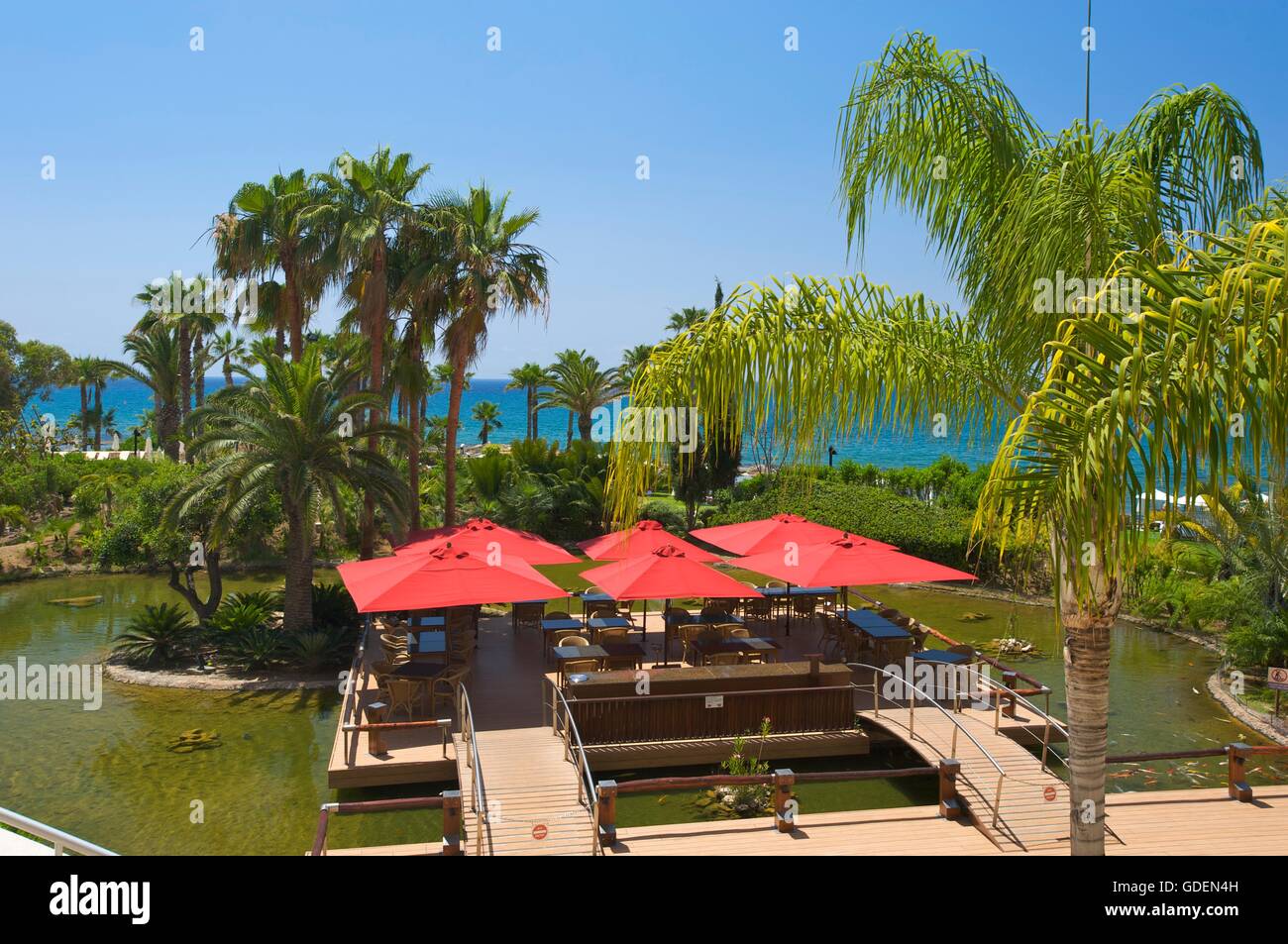 Le Meridien Hotel in Limassol, Zypern Stockfoto