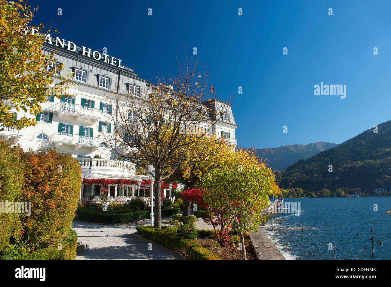 Grand Hotel in Zell am See, Pinzgau, Salzburger Land, Österreich Stockfoto