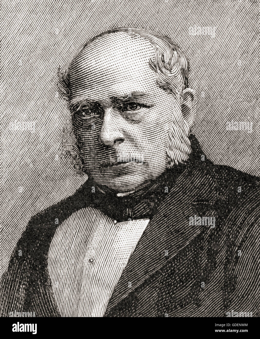 Sir Henry Bessemer, 1813 – 1898.  Englisch Erfinder bekannt für Bessemer-Verfahren für die Herstellung von Stahl. Stockfoto
