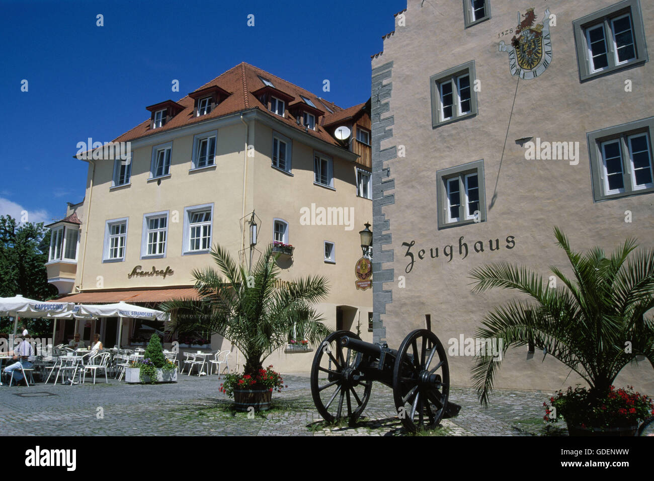 Das Arsenal von Überlingen, Bodensee, Baden-Württemberg, Deutschland Stockfoto