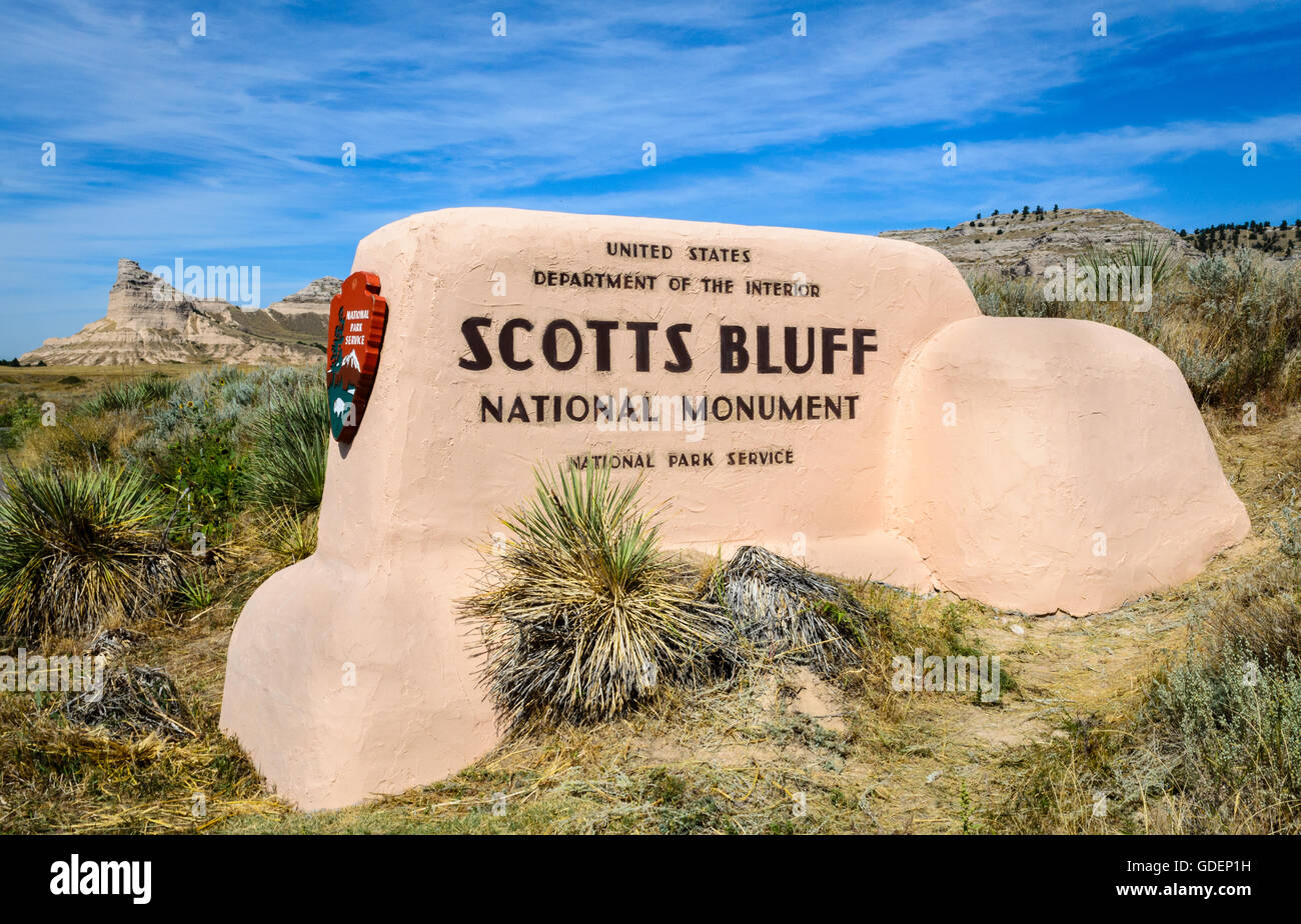 Scotts Bluff National Monument Stockfotografie Alamy