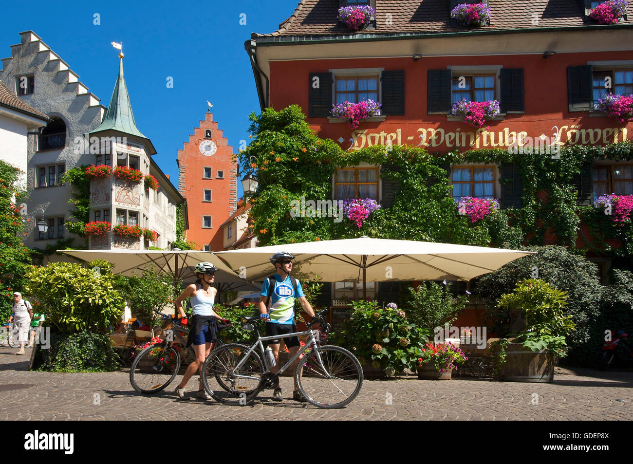 Meersburg, Bodensee, Baden-Württemberg, Deutschland Stockfoto
