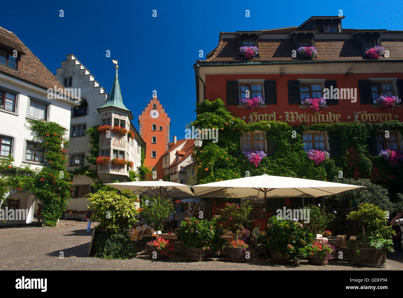 Meersburg, Bodensee, Baden-Württemberg, Deutschland Stockfoto